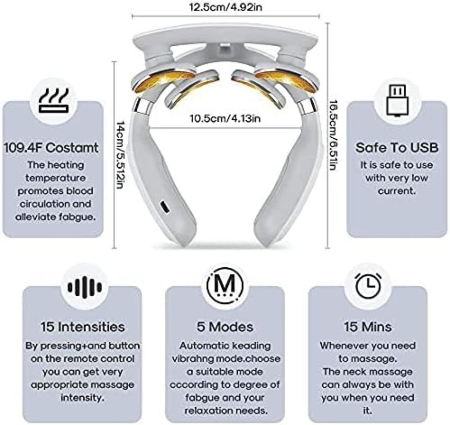 Neck Massager with Heat