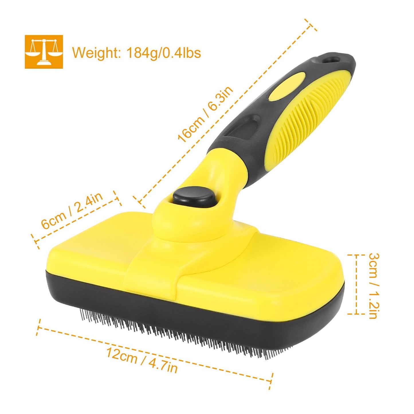 Self Cleaning Slicker Brush for Pets