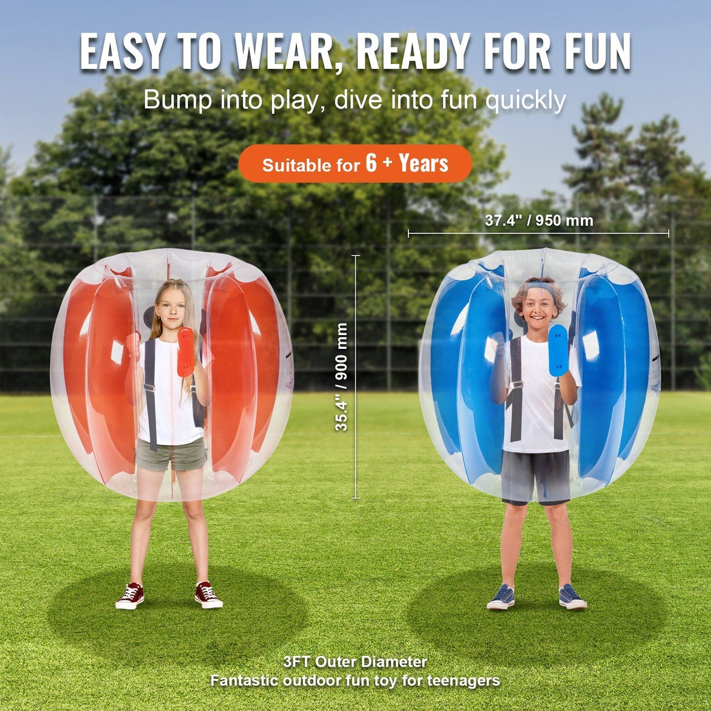 Inflatable Bumper Balls 2-Pack