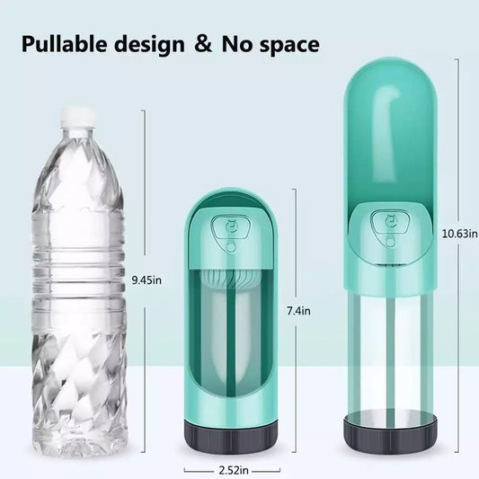 2 in 1 Portable Water Bottle for Dogs