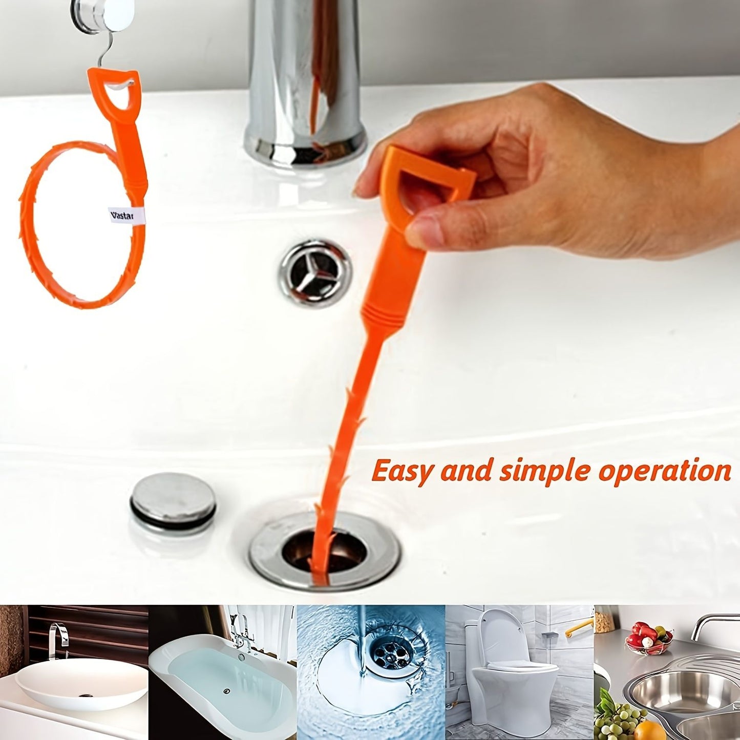 Drain Clog Remover Cleaning Tool