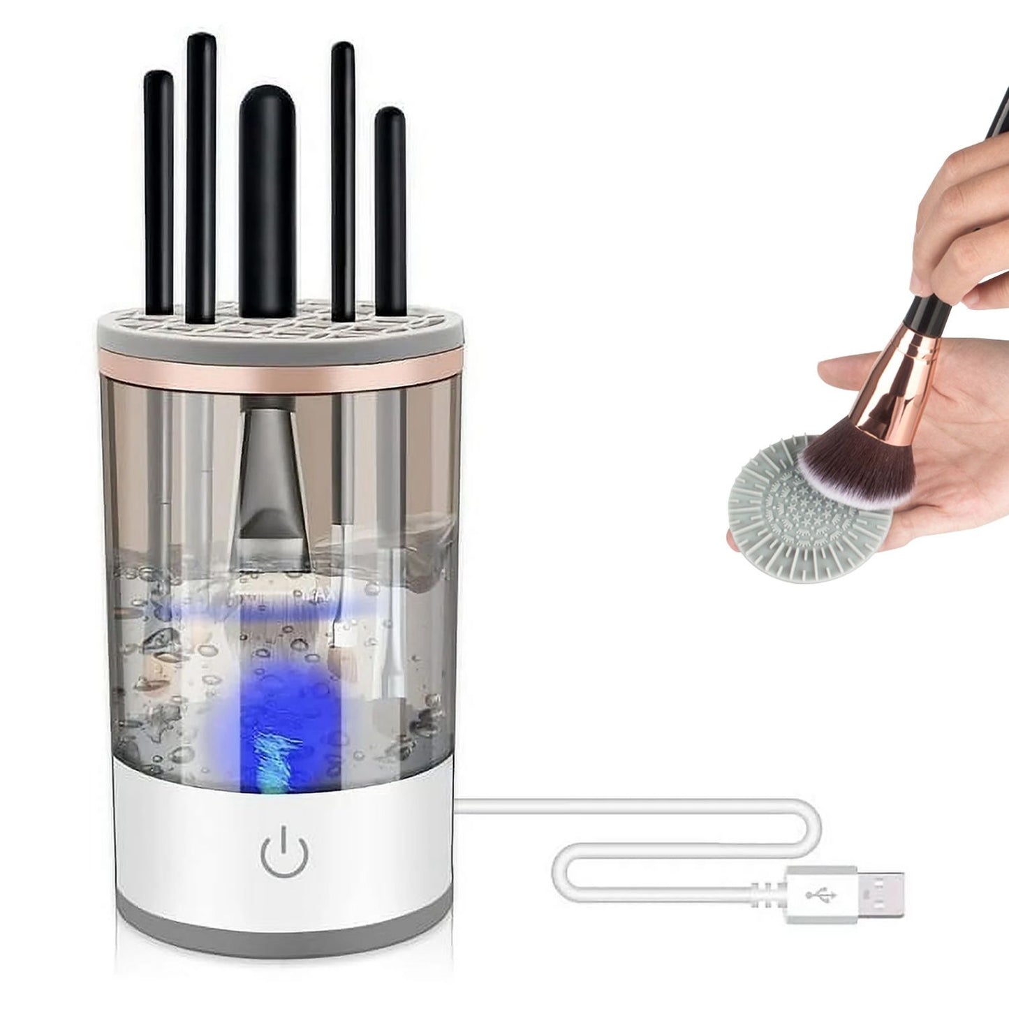 3 In 1 Makeup Brush Blender Cleaner