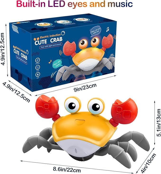 Crawling Crab Baby Toy