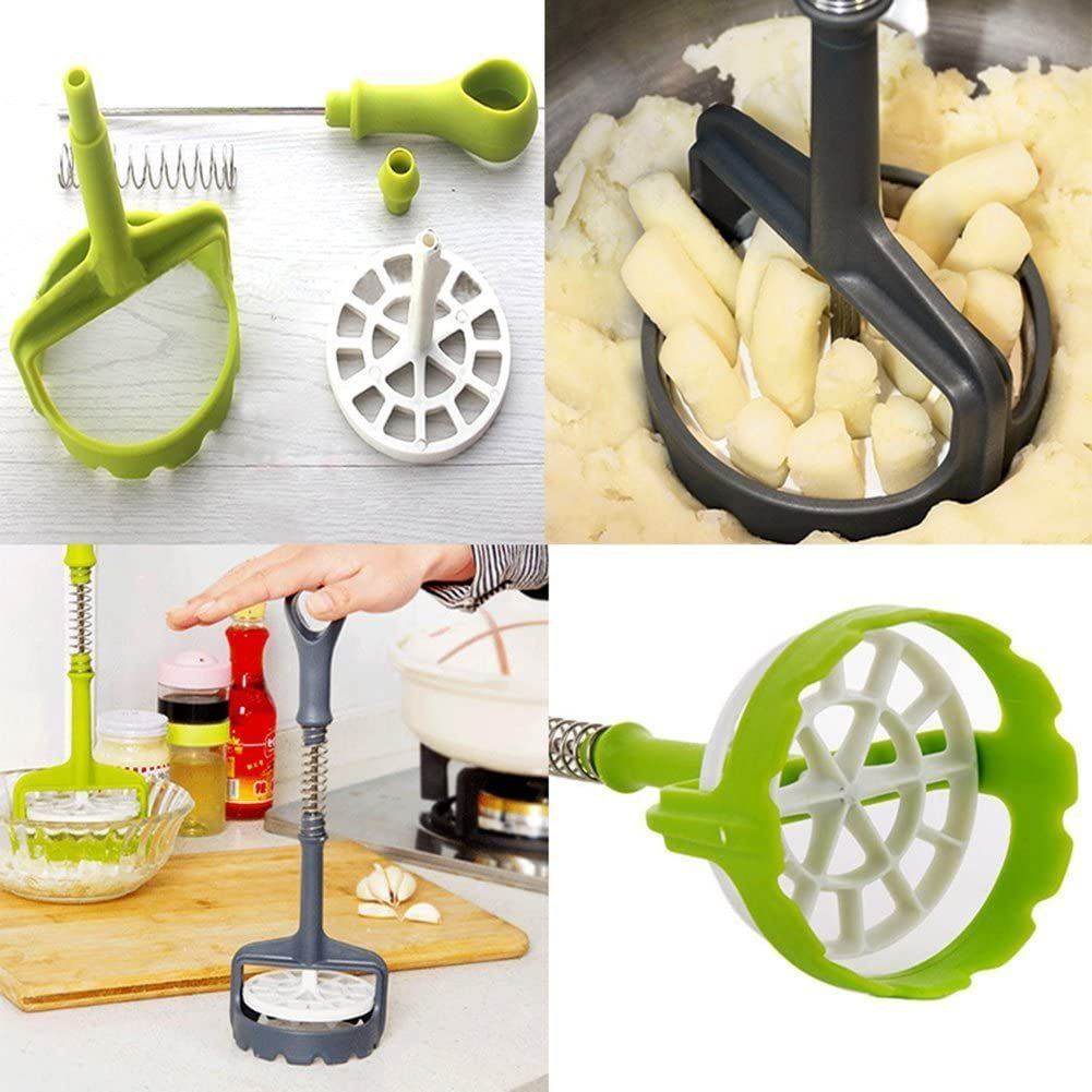 Pump-Action Potato Masher