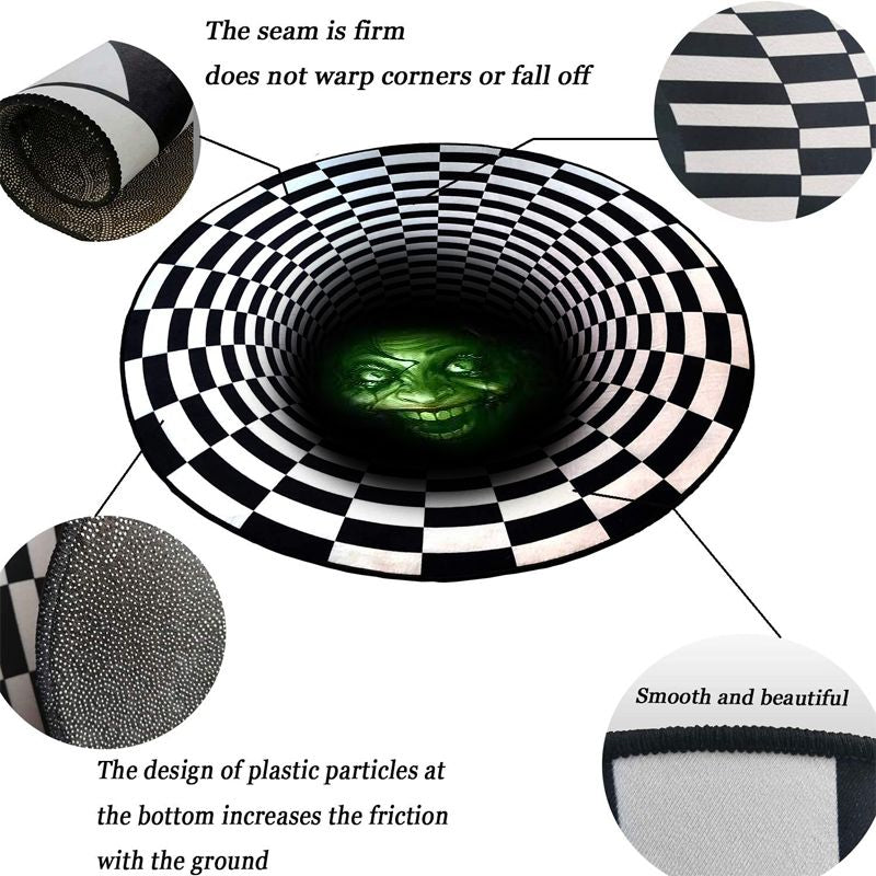 3D Vortex Mat Carpet