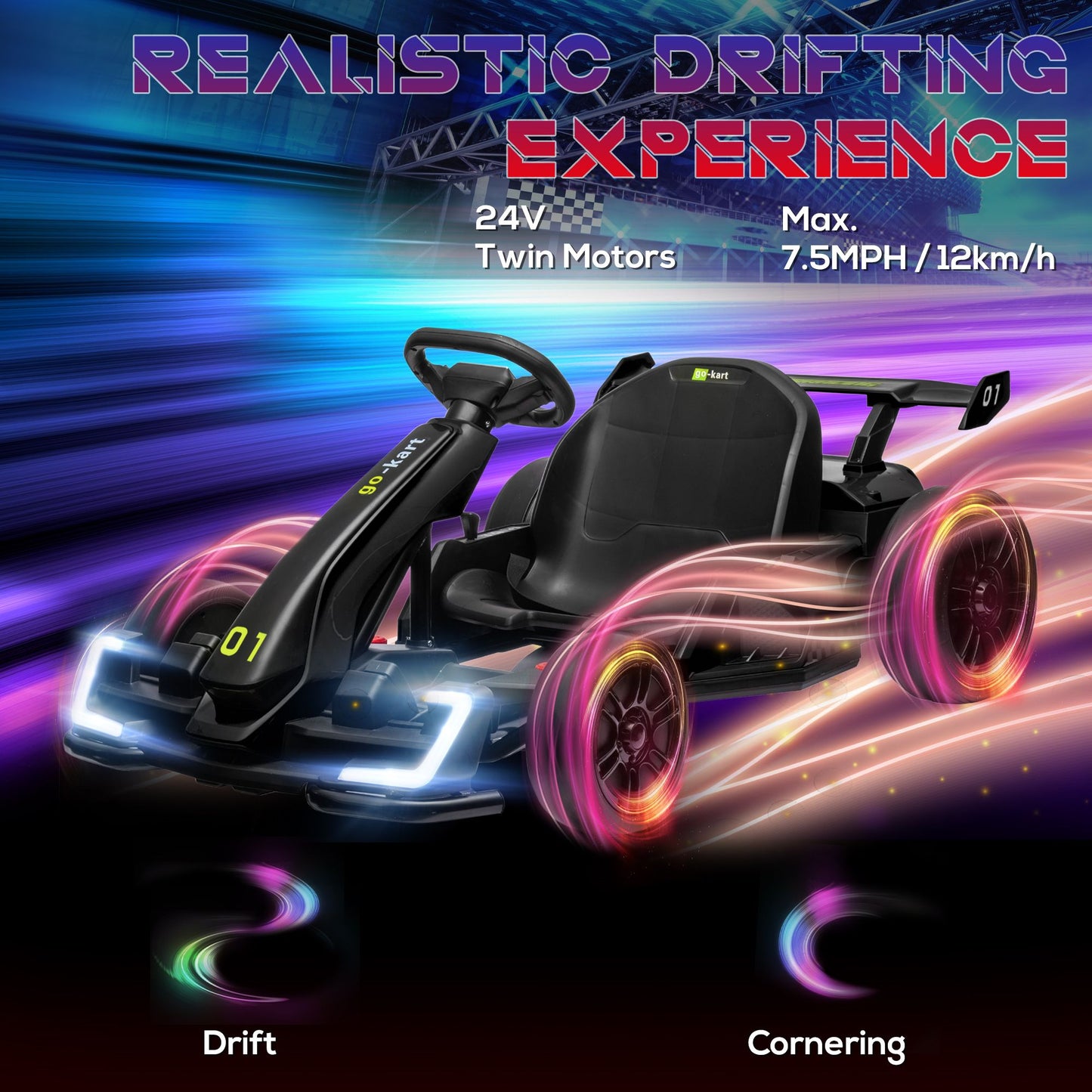 Electric Drifting Go Kart