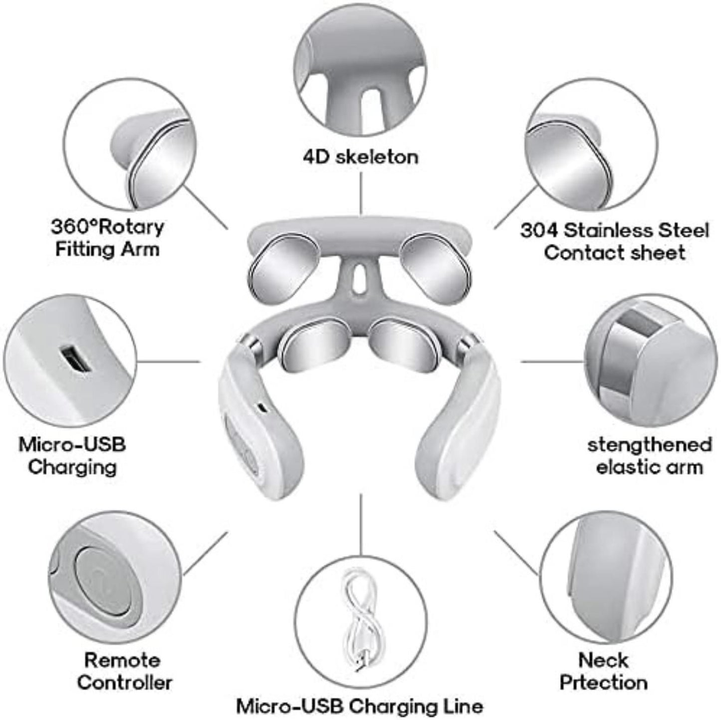 Neck Massager with Heat