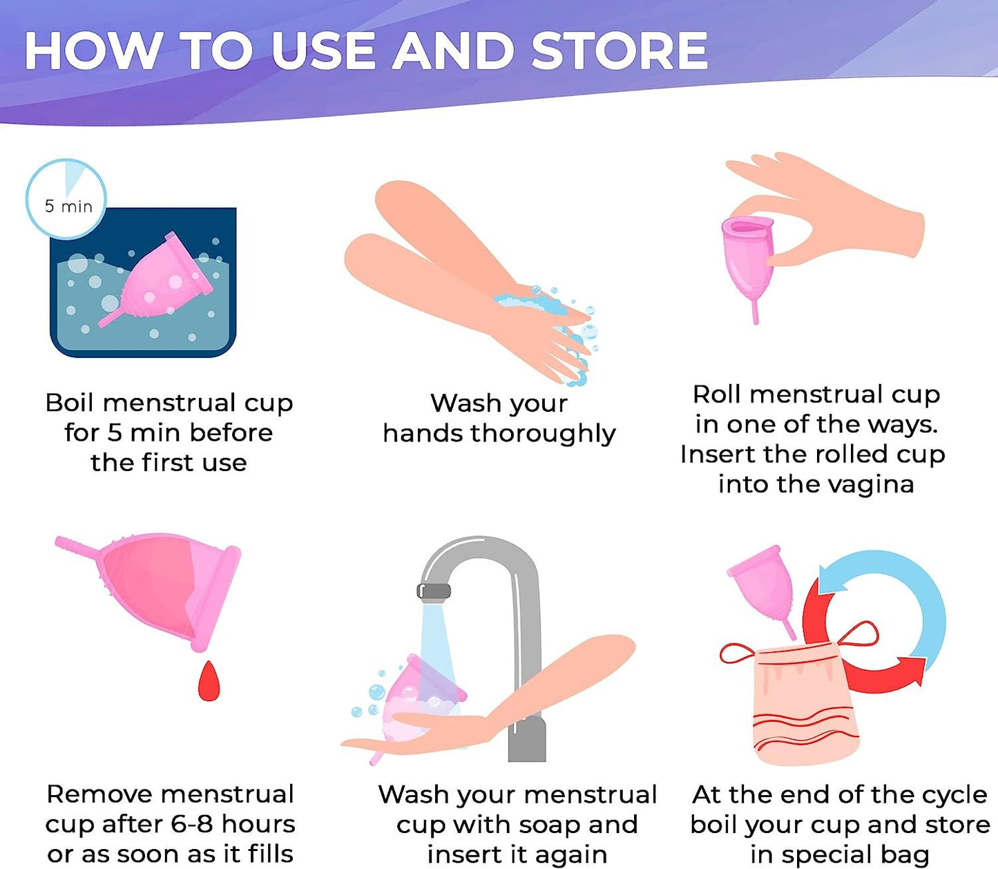 Silicone Menstrual Cup