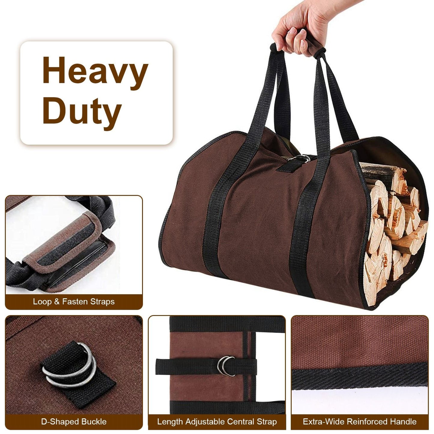 Firewood Carrier Bag