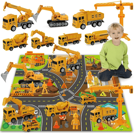 Construction Vehicle Toys 11 pieces