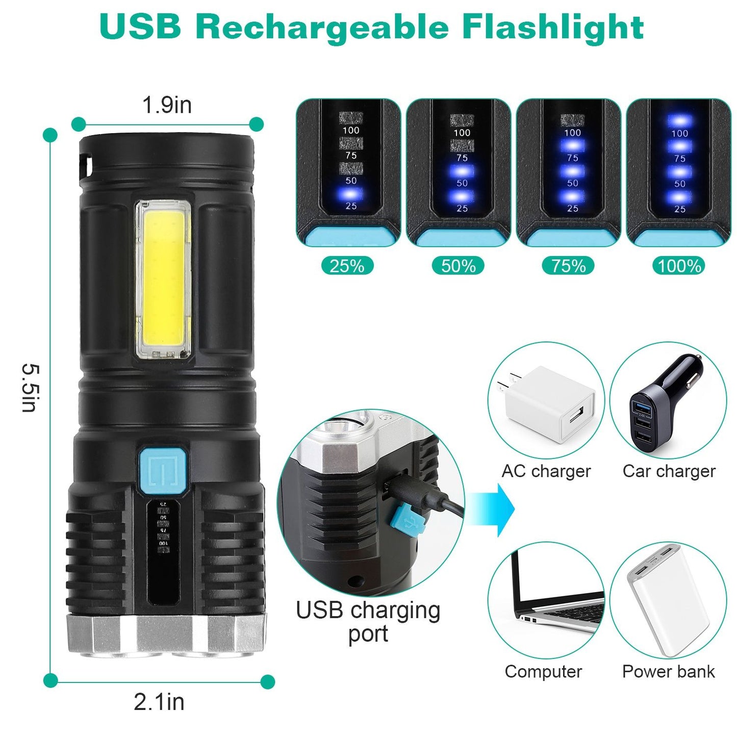 Rechargeable Flashlight