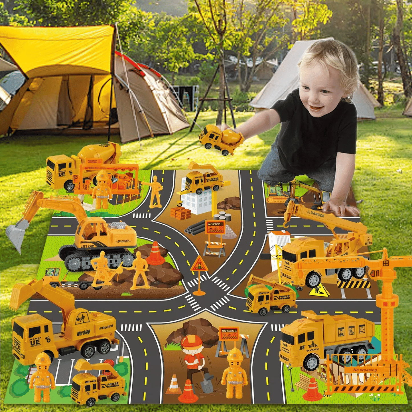 Construction Vehicle Toys 11 pieces