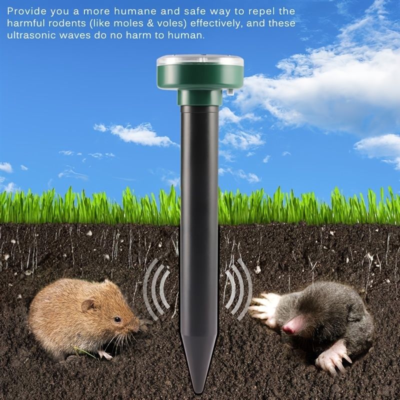 Ultrasonic Solar Animal Repeller