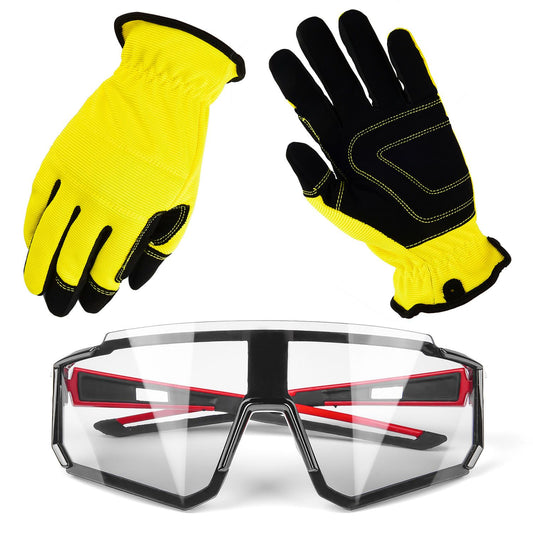 Safety Glasses And Work Gloves