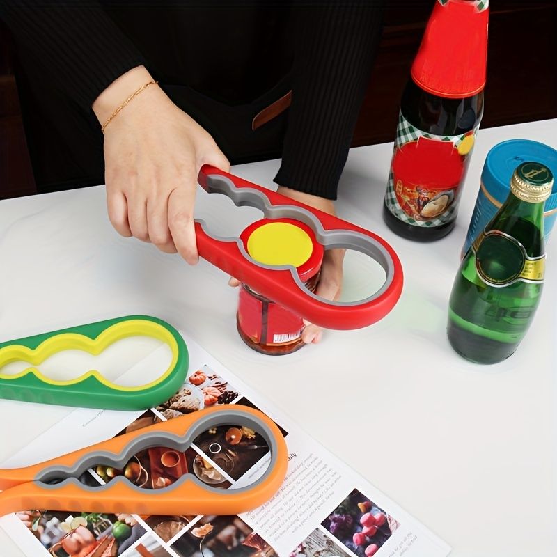 Four-in-One Multifunctional Lid Opener