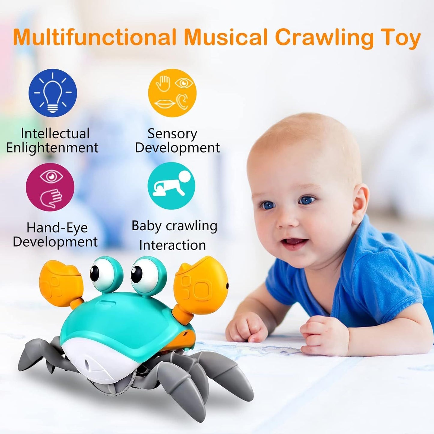 Crawling Crab Baby Toy