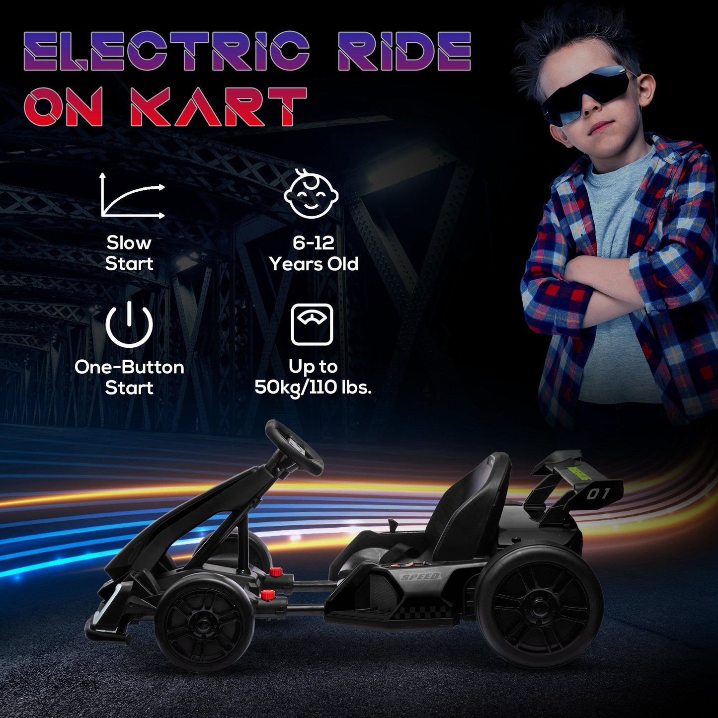 Electric Drifting Go Kart